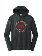 Performance Fleece Hooded Sweatshirt / Black / Great Neck Middle School  Boys Basketball