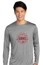 Long Sleeve Heather Contender Tee / Vintage Heather / Great Neck Middle School  Boys Basketball