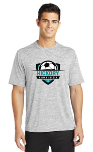 Electric Heather Tee / Silver / Hickory High School Soccer