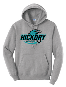 Core Fleece Hooded Sweatshirt / Athletic Heather / Hickory Middle School Soccer
