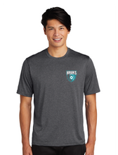 Heather Contender Tee / Graphite Heather / Hickory Middle School Soccer