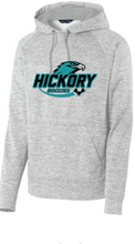 Electric Heather Fleece Hooded Pullover / Silver / Hickory Middle School Soccer