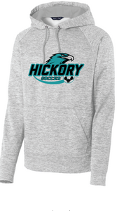 Electric Heather Fleece Hooded Pullover / Silver / Hickory Middle School Soccer
