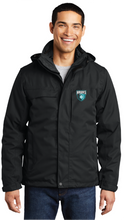 Herringbone 3-in-1 Parka / Black / Hickory Middle School Soccer