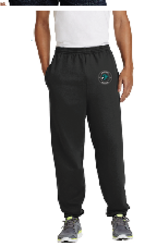 Essential Fleece Sweatpant with Pockets / Black / Hickory Middle School Soccer