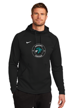 Nike Therma-FIT Pullover Fleece Hoodie / Black / Hickory Middle School Soccer