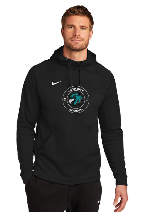Nike Therma-FIT Pullover Fleece Hoodie / Black / Hickory Middle School Soccer