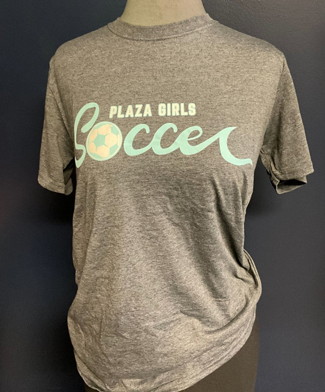 Plaza Middle School Girls Soccer/Grey T-shirt