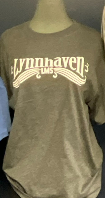 Lynnhaven Middle School/Charcoal Grey/Cotton T-shirt