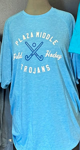 Plaza Middle School Field Hockey/Blue T-Shirt