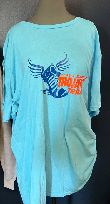 Plaza Middle School Track/Blue T-shirt