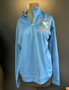 Plaza Middle School Track/Blue 1/4 Zip Up