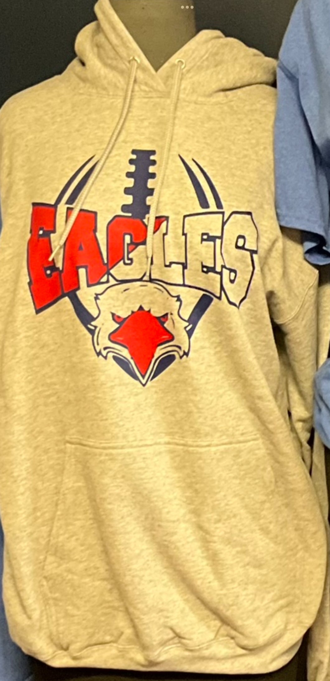 Independence Middle School Football Gray Hoodie