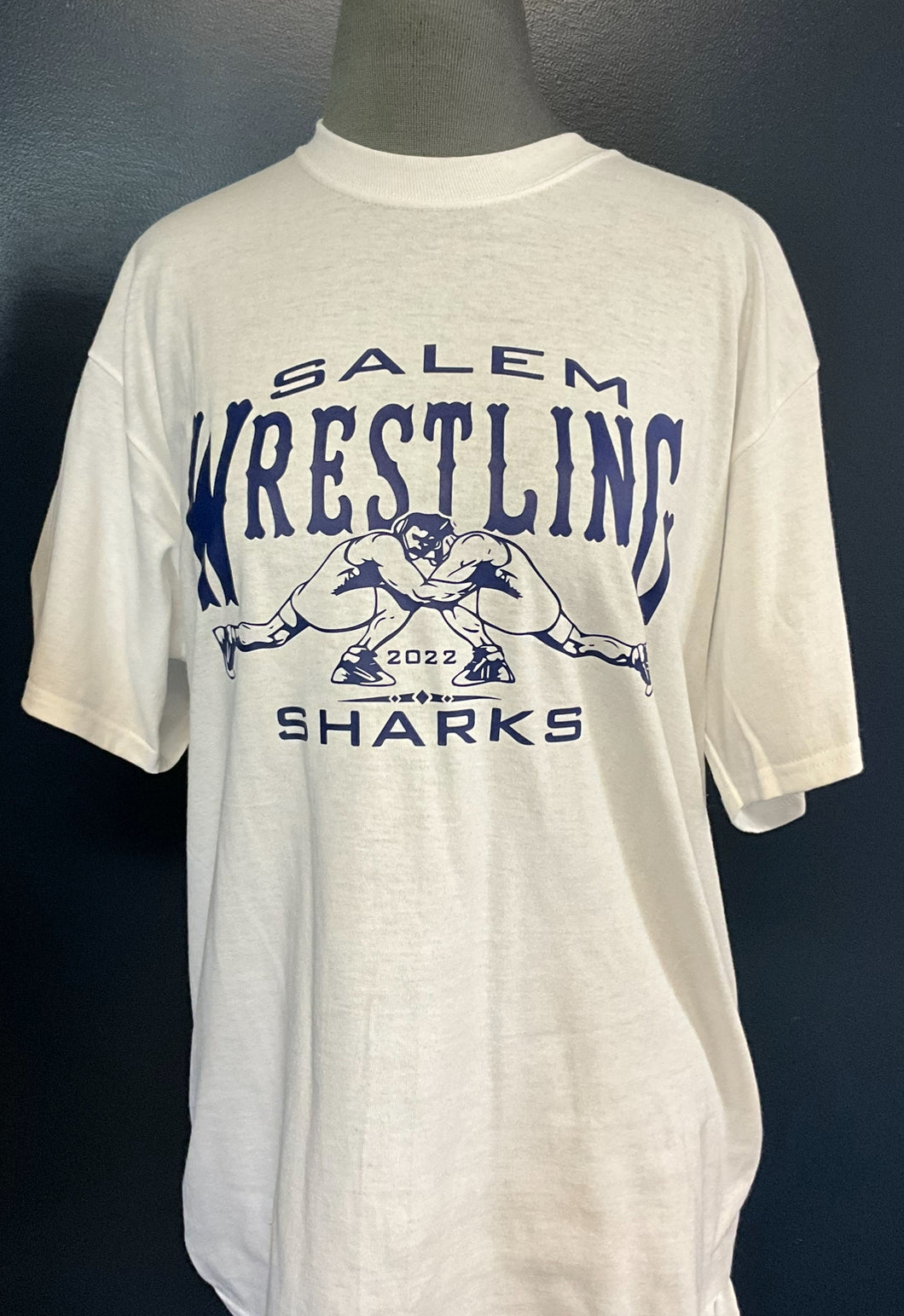 Salem Middle School Wrestling/White T-Shirt