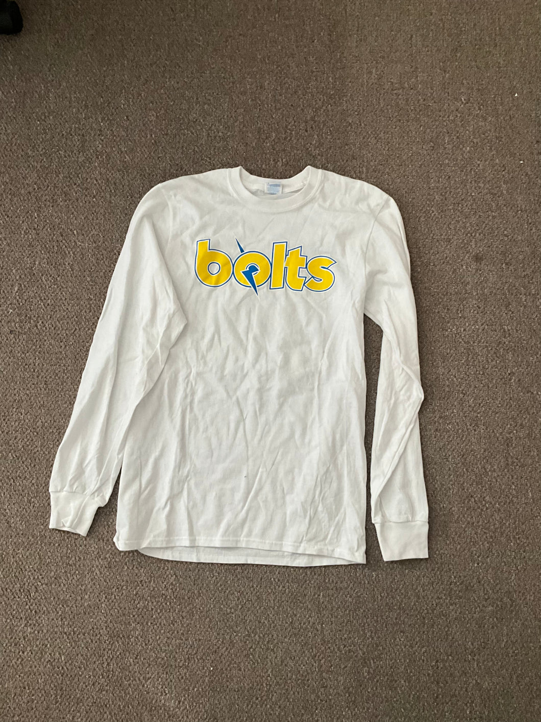 Bolts White Long Sleeve