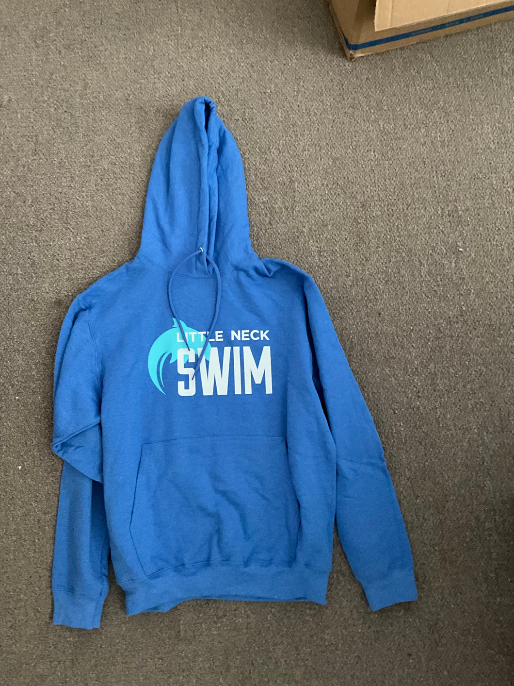Little Neck Swim/Royal blue Hoodie Sweatshirt