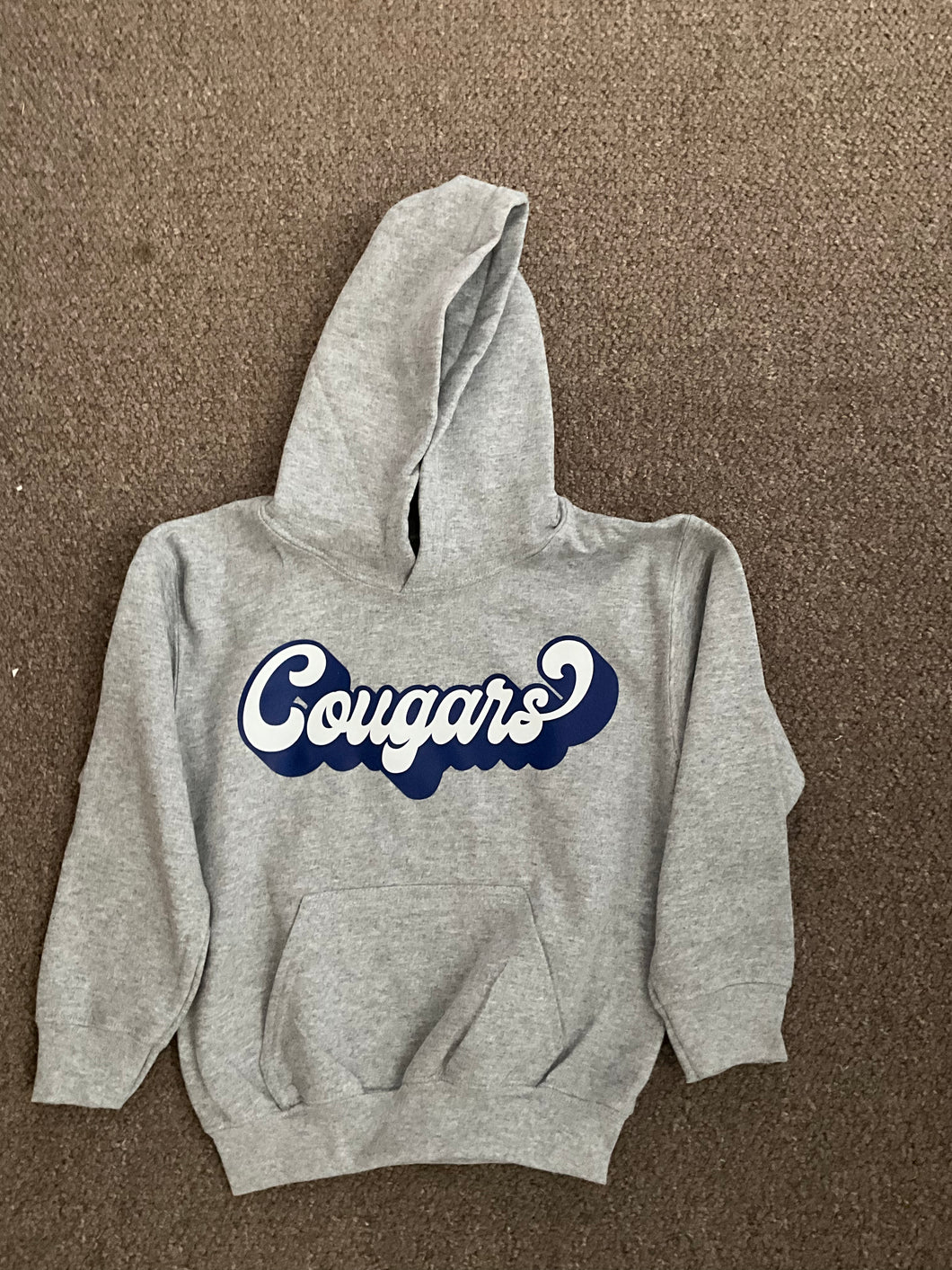 Kings Grant Elementary Cougars/Grey Hoodie Sweatshirt