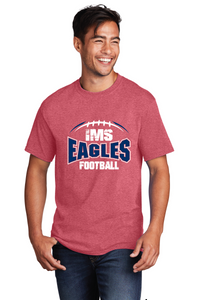 Core Cotton Tee / Heather Red / Independence Middle School Football
