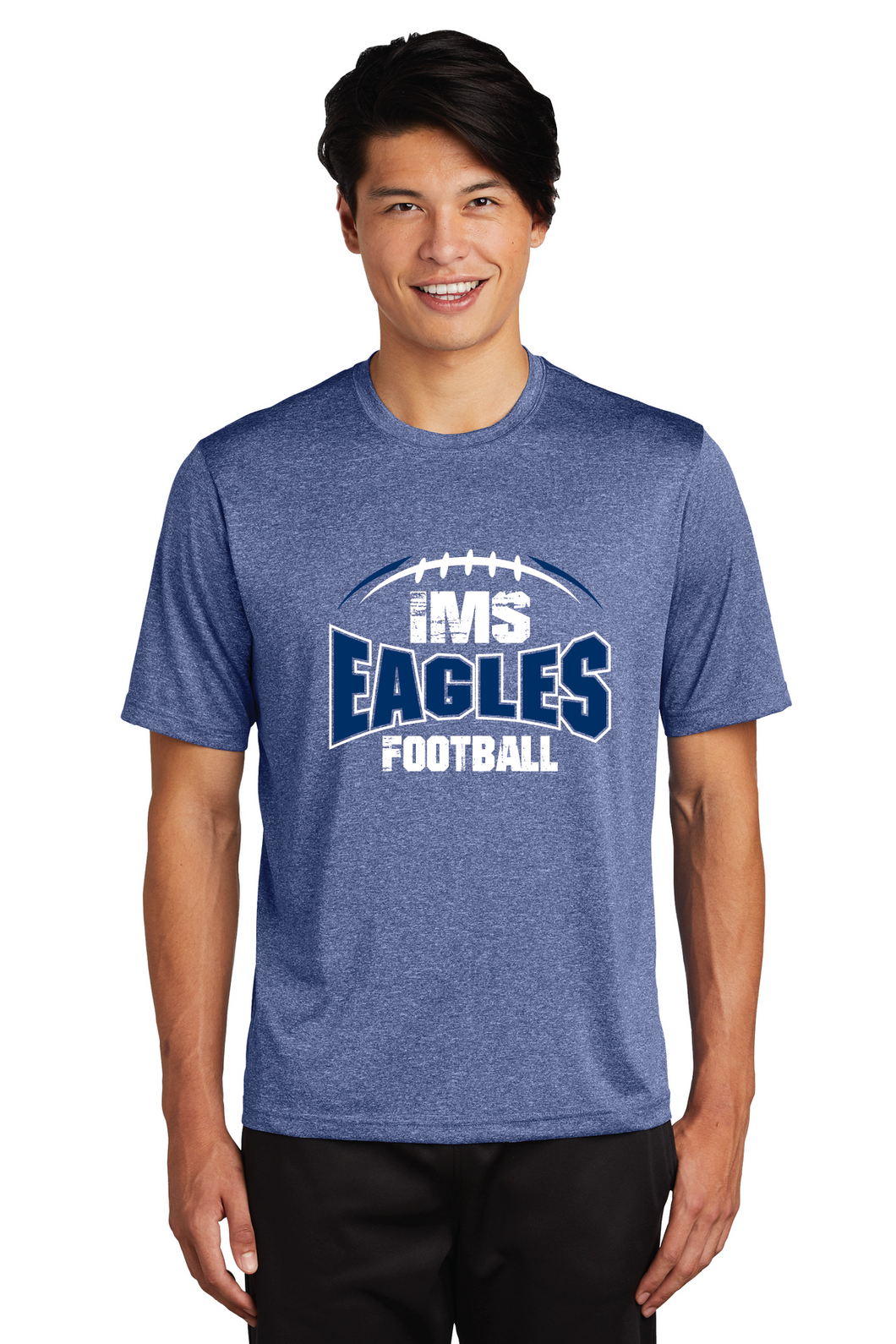 Heather Contender Tee / Heather Royal / Independence Middle School Football