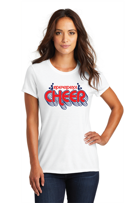 Women’s Perfect Tri Tee / White / Independence Middle School Cheer