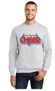 Core Fleece Crewneck Sweatshirt / Ash / Independence Middle School Cheer