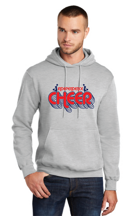 Core Fleece Pullover Hooded Sweatshirt / Ash / Independence Middle School Cheer
