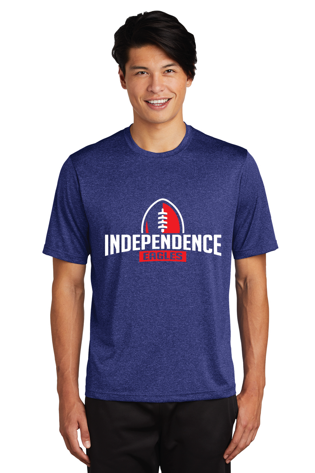 Heather Contender Tee / Cobalt Heather / Independence Middle School Football