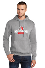 Core Fleece Pullover Hooded Sweatshirt / Athletic Heather / Independence Middle School Football