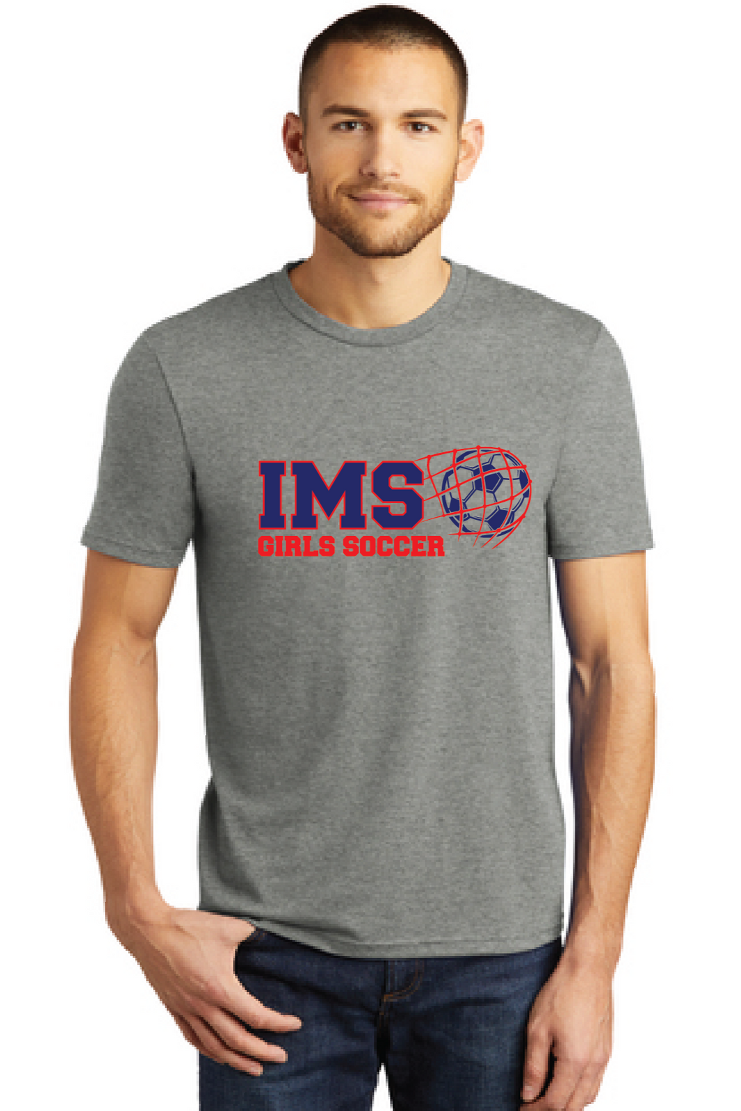 Perfect Tri Tee / Grey Frost / Independence Middle School Girls Soccer