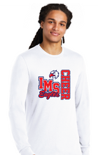 Perfect Tri Long Sleeve Tee / White / Independence Middle School Cheer