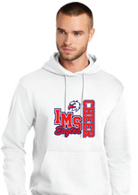 Core Fleece Pullover Hooded Sweatshirt / White / Independence Middle School Cheer