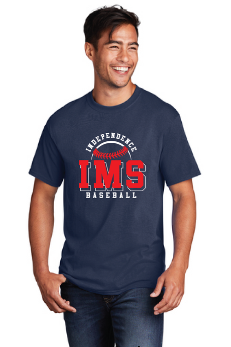 Core Cotton Tee / Navy / Independence Middle School Baseball
