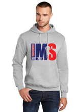 Core Fleece Pullover Hooded Sweatshirt / Ash / Independence Middle School Boys Track