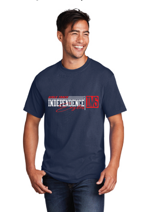 Core Cotton Tee / Navy / Independence Middle School Girls Track