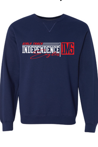 Sofspun Crewneck Sweatshirt / Navy / Independence Middle School Girls Track