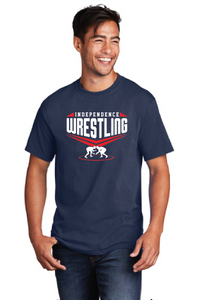 Core Cotton Tee / Navy / Independence Middle School Wrestling