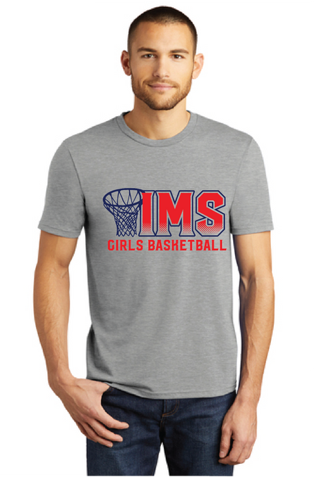 Perfect Tri Tee / Heathered Grey / Independence Middle School Girls Basketball