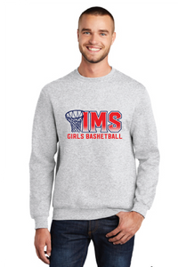 Core Fleece Crewneck Sweatshirt / Ash / Independence Middle School Girls Basketball