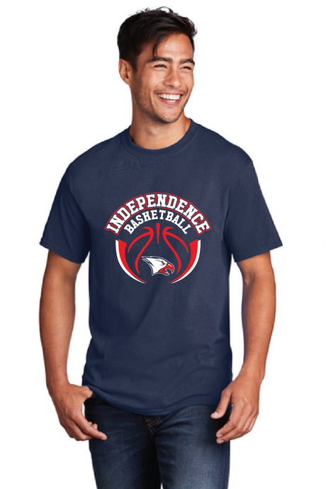 Core Cotton Tee / Navy / Independence Middle School Boys Basketball