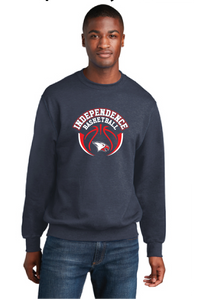 Core Fleece Crewneck Sweatshirt / Navy / Independence Middle School Boys Basketball