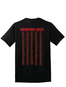 Cotton Short Sleeve T-Shirt / Black / Kempsville High School 2023 Seniors