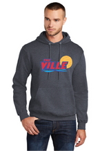 Core Fleece Pullover Hooded Sweatshirt / Heather Navy / Kempsville High School Water Polo