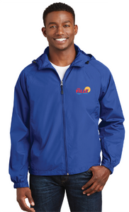 Hooded Raglan Jacket / Royal / Kempsville High School Water Polo