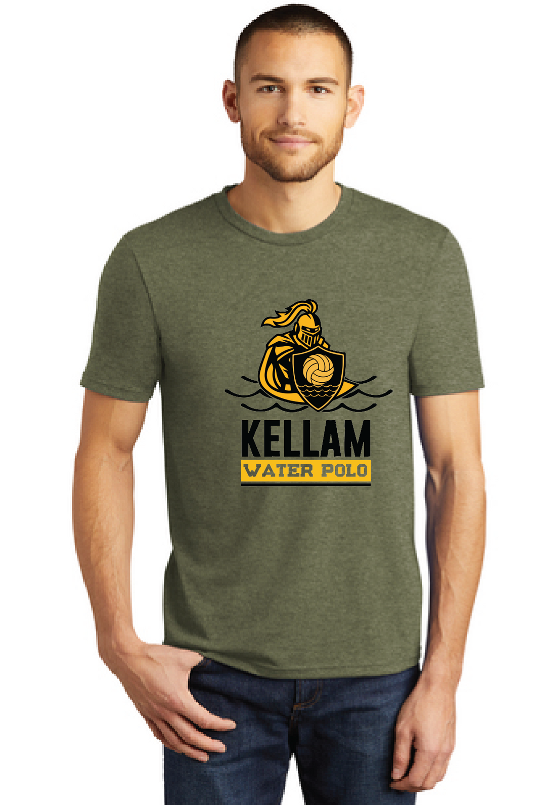 Perfect Tri Tee / Military Green Frost / Kellam High School Water Polo