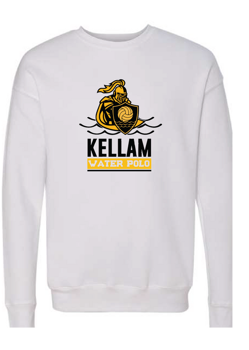 Sofspun Crewneck Sweatshirt / White / Kellam High School Water Polo