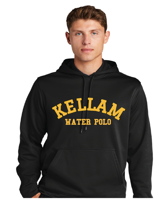 Fleece Hooded Pullover / Black / Kellam High School Water Polo