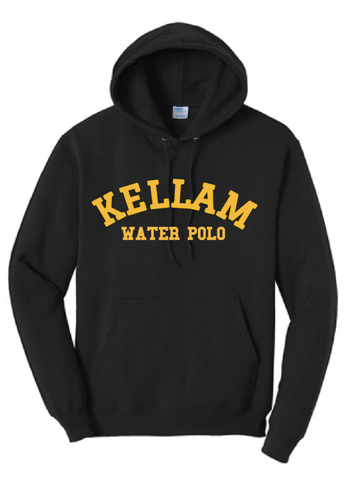 Core Fleece Pullover Hooded Sweatshirt / Black / Kellam High School Water Polo