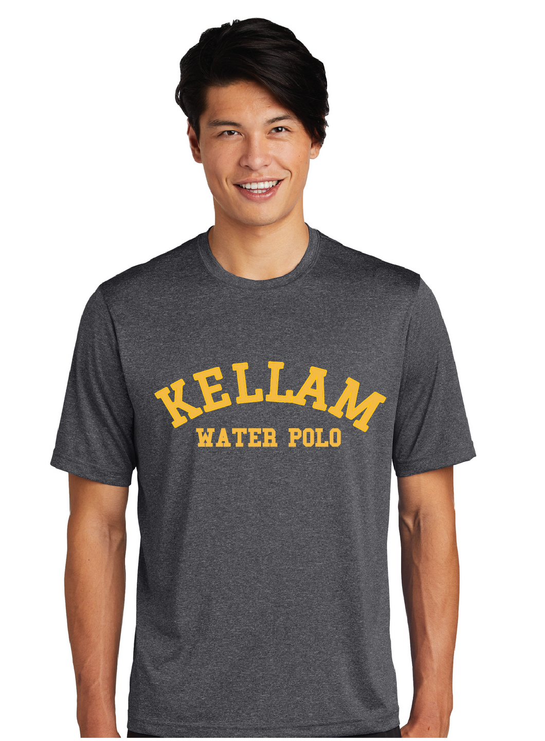 Heather Contender Tee / Graphite Heather / Kellam High School Water Polo