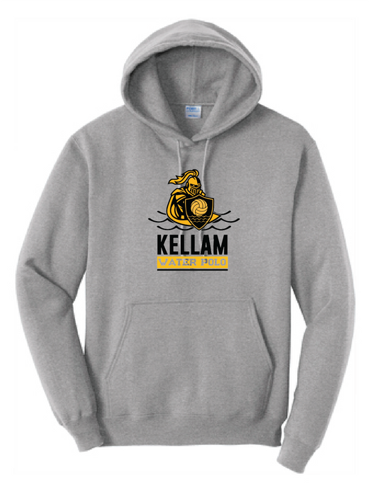 Core Fleece Pullover Hooded Sweatshirt / Ash / Kellam High School Water Polo