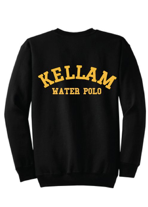 Core Fleece Crewneck Sweatshirt / Black / Kellam High School Water Polo